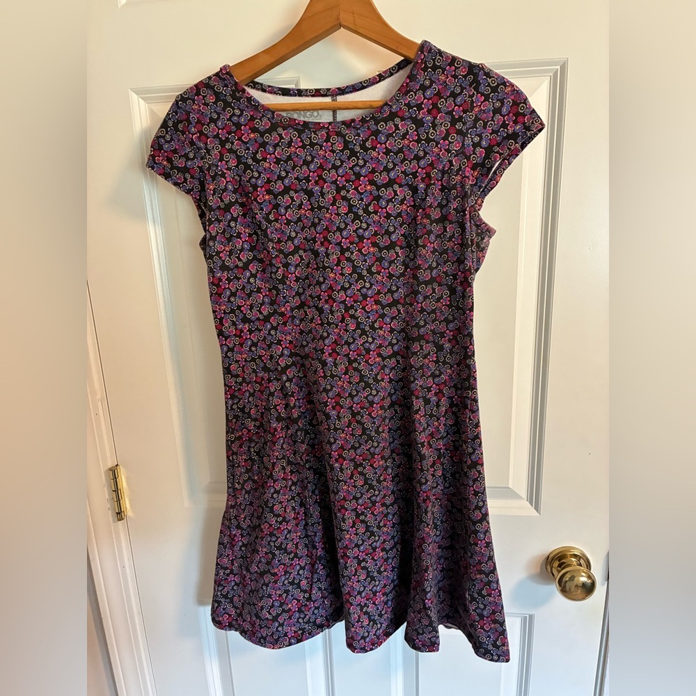 Floral Cap Sleeve Dress
